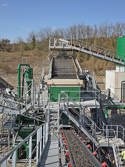 Double-deck washing screen KS 24/70/2