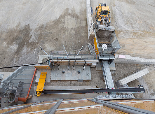 Betonmischtechnik mobil Restbeton Recyclinganlagen