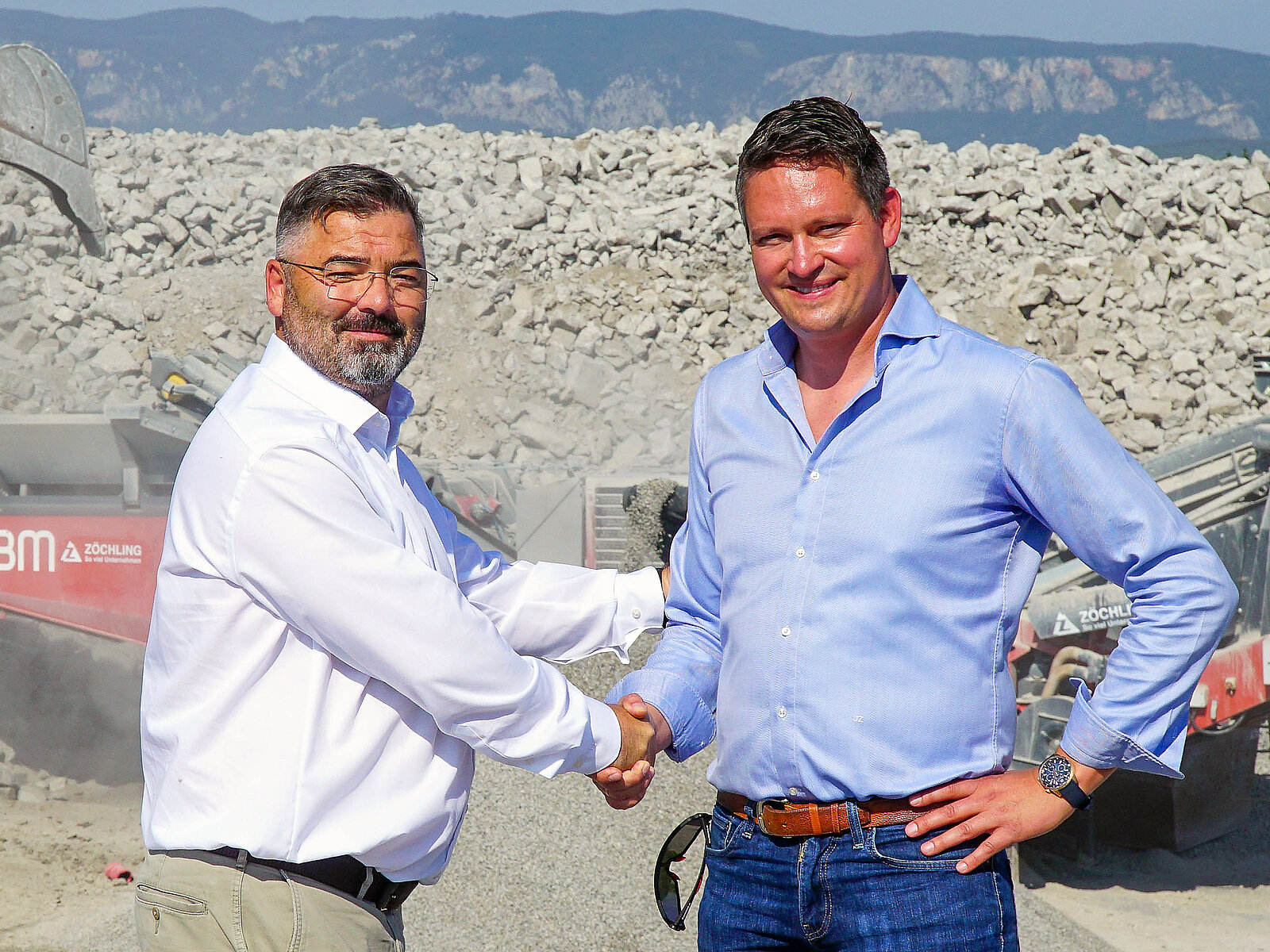 Helumt Haider und Johannes Zöchling