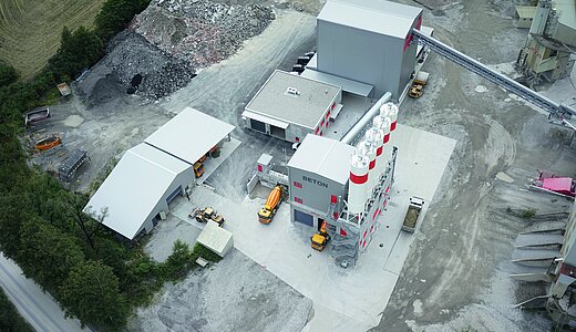 Mixing plants for ready-mix concrete